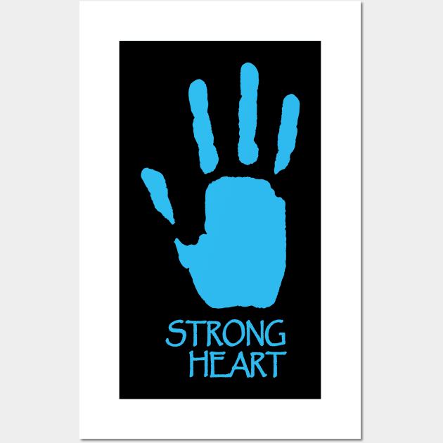 Strong Heart Avatar Wall Art by TMBTM